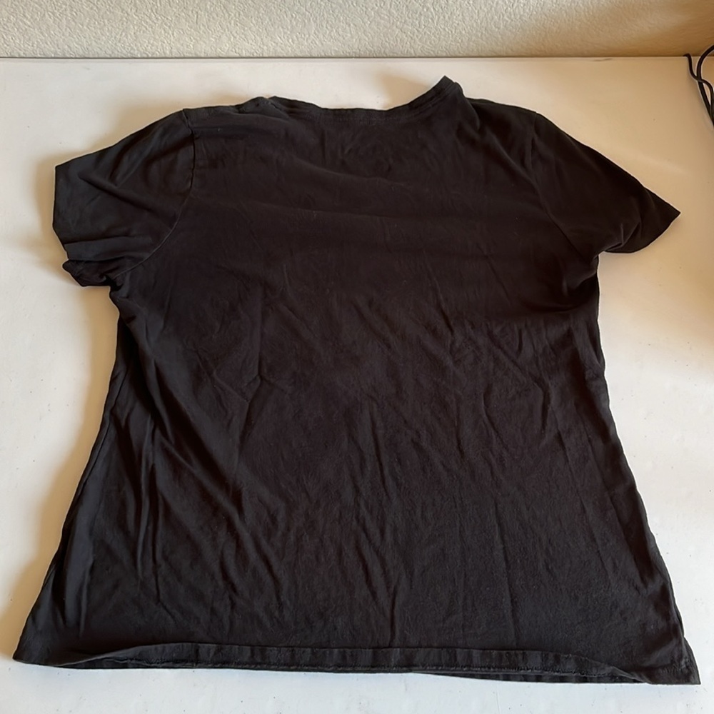 Los Angeles Rams Super Bowl LVI Black V Neck T Shirt Women’s XL Graphic Tee - Picture 6 of 6
